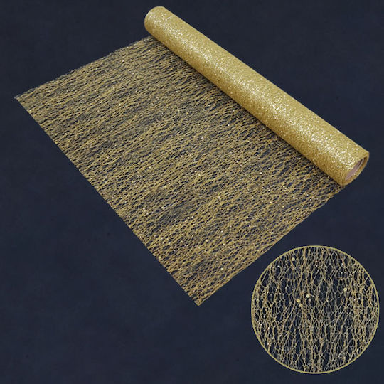 Marhome Плат за Декорация 48x450бр Gold Glitter 11-00-17810