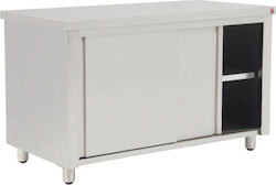 Inomak Ερμάριο με Συρόμενες Πόρτες 110x70x87cm με Υπερύψωμα