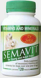 Real Pet Semavit Multivitamins for Dogs in Tablets 120 tabs for General Health