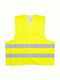 Vorel Safety Vest with Reflective Film Yellow