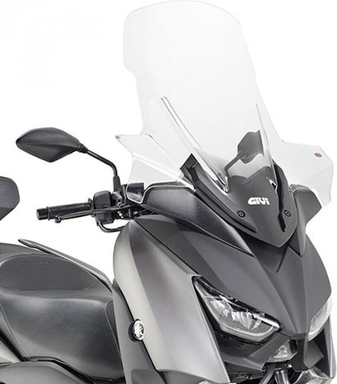 Givi Motorcycle Windshield & Windscreen Transparent Visor for Yamaha X-MAX 125/300/400 2017-2019 D2136ST