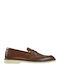 Clarks Malwood Step Δερμάτινα Ανδρικά Loafers σε Καφέ Χρώμα