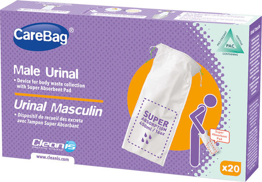 Cleanis Care Bag Male Urinal 20τμχ