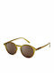 Izipizi Unisex Γυαλιά Ηλίου με Κοκκάλινο Σκελετό Golden Green