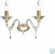 Ondaluce Classic Lamp Wall with Socket E14 Gold 31x25x25cm