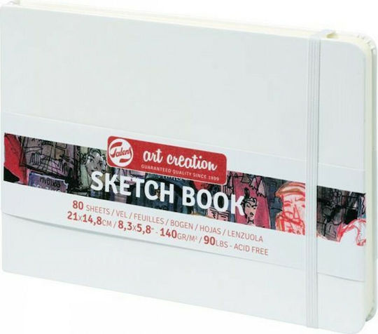 Royal Talens Μπλок за скици Скицник Sketch book Бял 80 листа 21x15см 140 г/м2.