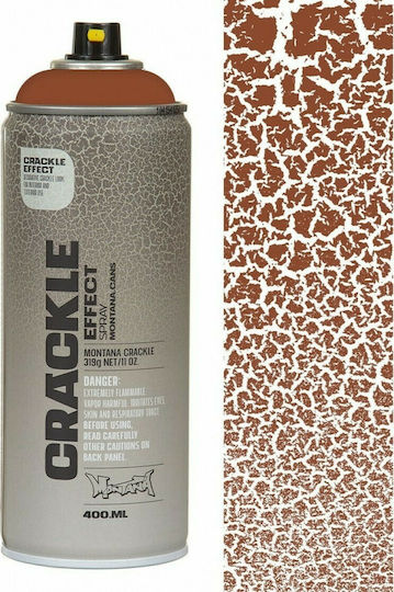 Montana Cans Spray Paint Crackle Effect with Matt Effect Crackle Copper EC8004 400ml