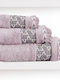 SB Home Πετσέτα Χεριών Rafaela 30x50εκ. Pink Βάρους 500gr/m²