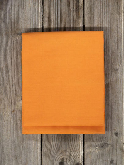 Nima Unicolors Σεντόνι Ημίδιπλο 180x260εκ. Orange