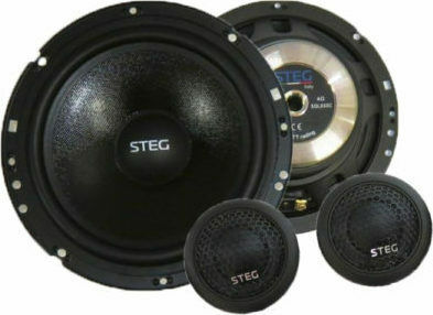 Steg Set Auto-Lautsprecher SQL650C Autolautsprecher 6.5" mit 80W RMS (2 Weg)