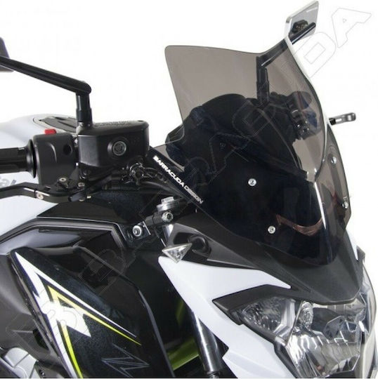 Barracuda Motorcycle Windshield & Windscreen Tinted Visor for Kawasaki Z 650 KN6300-17