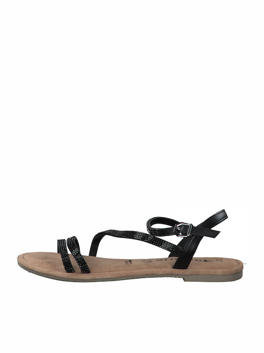 Tamaris Women's Flat Sandals in Black Color