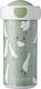 Little Dutch Little Goose Kids Water Bottle Plastic with Screw Cap Non Spill Gray 300ml