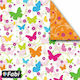 Fabi Cardboard Floral Double Sided με Πεταλούδες 50x70cm