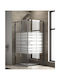 Karag New Flora 100 NFLS1009090180 Cabin for Shower with Sliding Door 90x90x180cm Serigrafato