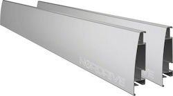 Nordrive Traverse bară de mașină Bare laterale din aluminiu 210x12cm pentru sistemul de suport Kargo, 2 bucăți 2buc Nordrive Traverse bară de mașină Bare laterale din aluminiu 210x12cm pentru sistemul de suport Kargo, 2 bucăți 2buc