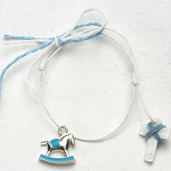 Parisis Christening Charm Bracelet Horse White 50pcs