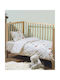 Kentia Baby Bettbezug Set mit Kissenbezug Fox Weiß 100x140cm.