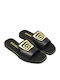 Ragazza Leather Women's Flat Sandals Anatomic in Black Color