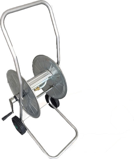 Hyundai Galvanized Metal Reel for 1/2" Hose Wheeled Watering Wind for Hose up to 30m