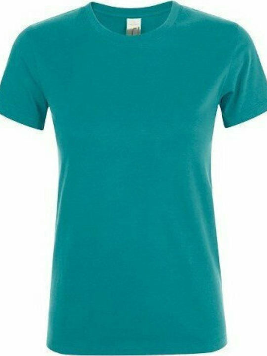 Sol's Regent Женско Рекламна тениска Къс ръкав Duck Blue