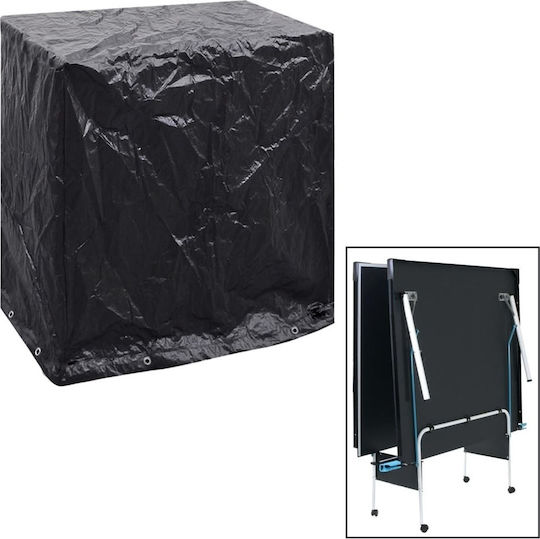 vidaXL Waterproof Dining Table Cover 160x55x182cm in Black Color