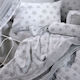 Down Town Home Sateen Starry BS768 Πάπλωμα Κούνιας Γκρι 90x140cm