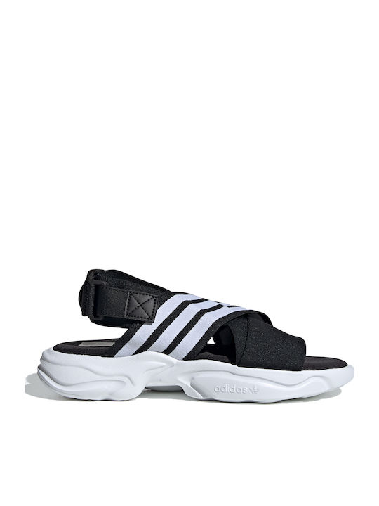 adidas Magmur Γυναικεία Σανδάλια Sporty Μαύρα