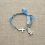 Παρίσης Christening Charm Bracelet Donald Light Blue 50pcs