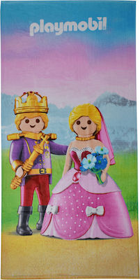 Stamion Playmobil King & Queen Детски плажен кърпа 150x75см. PM91009_4