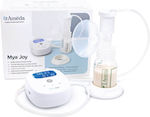 Ameda Electric Single Breast Pump Mya Joy Battery and Electric White