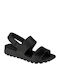 Skechers Footsteps Breezy Feels Women's Flat Sandals Sporty Flatforms In Black Colour