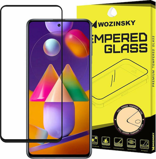Wozinsky Super Tough Vollkleber Vollflächig gehärtetes Glas (Galaxy M31s)