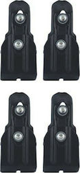 K39 Füße für Dachträger K09 Endstücke für K1 Medium/Pro/Pro Alu Bars 4 Stück 4Stück