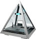 Azza Pyramid L Gaming Full Tower Κουτί Υπολογιστή με Πλαϊνό Παράθυρο Γκρι