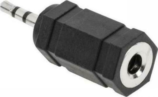 Конвертор 2.5mm мъжки към 3.5mm женски Черен 1бр DM-0280-Z