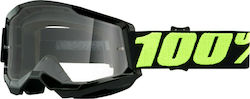 100% Motocross-Schutzbrille Strata 2 Upsol klare Linse