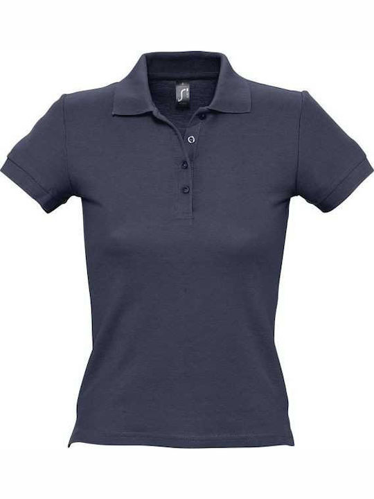 Sol's People Women's Short Sleeve Promotional Blouse Navy Blue