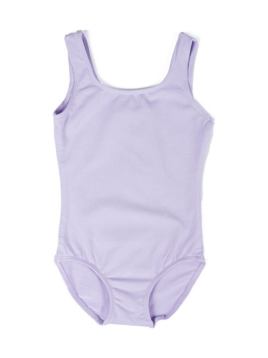 Godance Leotards Παιδικό Κορμάκι Αμάνικο Μωβ