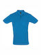 Sol's Perfect Men's Short Sleeve Promotional Blouse Aqua