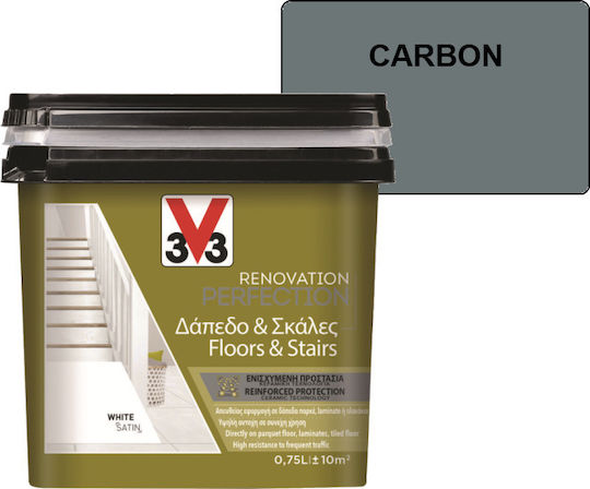 V33 Colour Renovation Perfection Floors & Stairs Carbonate Carbon Grey 750ml