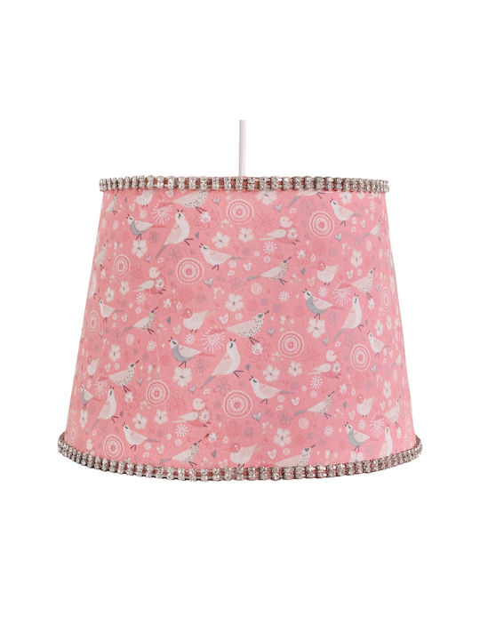 Oxygen Grey Bird Pendant Lamp Pink