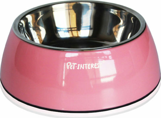 Pet Interest Deluxe Dual Kunststoff Futter- & Wasserschale für Hund & Katze 200ml Verschiedene Farben