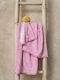 Palamaiki 3pc Bath Towel Set Monak 9-093067-003 Pink Weight 500gr/m²