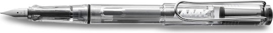 Lamy Vista Writing Pen Medium Gray made of Plastic with Blue Ink