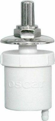 Oscar Flush Button Χρωμέ Αέρος για Καζανάκι Πορσελάνης Νο1 20-0254