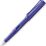 Lamy Safari Candy 021 Writing Pen Medium Purple with Blue Ink