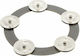 Meinl Ching Ring Сребрист Металик Тамбурин Hi-Hat с един ред зили