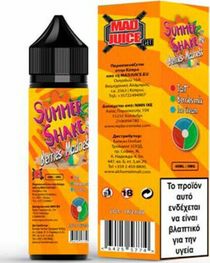 Mad Juice Shortfill Berries Madness 40ml/60ml 1τμχ