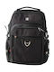 Suissewin SN9659 Men's Fabric Backpack Waterproof Black